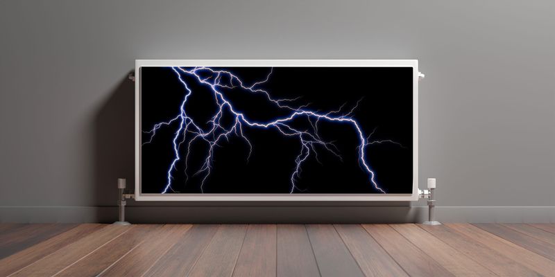 Magnetyczna MATA Na Kaloryfer Piorun Abstrakcja 100cm x 60cm zdjęcie 3