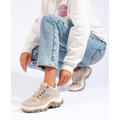 Beżowe traperki Big Star r.41 na Arena.pl