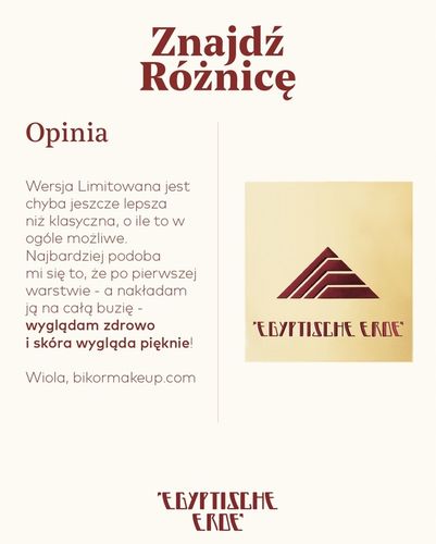 Bikor Egyptische Erde Ziemia Egipska Kultowy Bronzer na Arena.pl