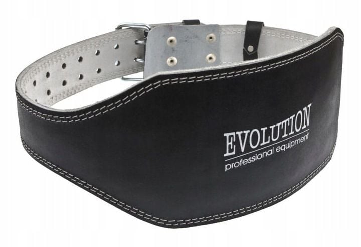 PAS KULTURYSTYCZNY SKÓRZANY EVOLUTION 15 cm r. L zdjęcie 1