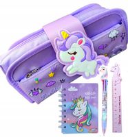 PIÓRNIK JEDNOROŻEC SASZETKA SZKOLNY DŁUGOPIS NA PRZYBORY SZKOLNE