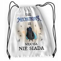 Plecak Dla Mechatronika Sportowy Szkolny Worek Z Nadrukiem Ze Zdjęciem