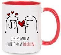 KUBEK PREZENT DLA DZIEWCZYNY KOLEŻANKI CHŁOPAKA NA WALENTYNKI URODZINY