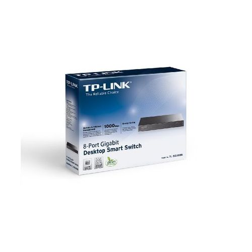 Desktop Switch TP-LINK Smart TL-SG2008 8P Gigabit VLAN na Arena.pl