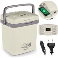 LODÓWKA TURYSTYCZNA SAMOCHODOWA 12V/230V USB FUNKCJA GRZANIA 26L
