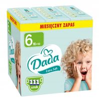 Pieluszki Dada Pampersy Dada Extra Soft rozmiar 6 15-20kg 111szt