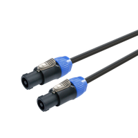 Kabel głośnikowy 2 x 1,5mm² 2 x złącze głośnikowe 15m Roxtone DSSS215L15