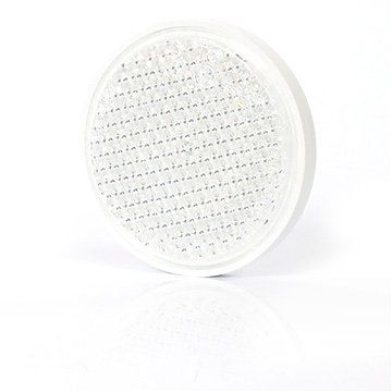 Odblask przykręcany biały okrągły śr. 75mm (29) zdjęcie 1