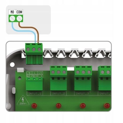 STEROWNIK LISTWA DO SIŁOWNIKÓW TERMOSTATÓW POKOJOWYCH PODŁOGÓWKI L-5-S SLIM na Arena.pl