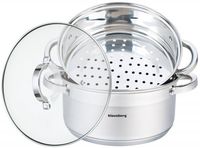 garnek na parę klausberg 3 elem. 24cm kb-7144