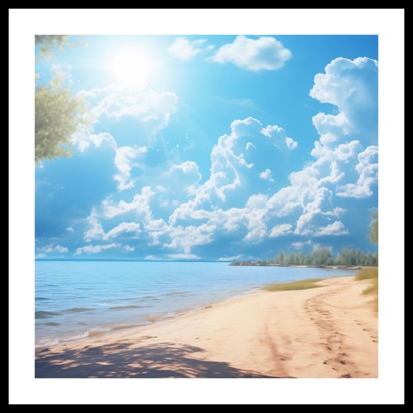 Plakat 60x60cm Letni Dzień zdjęcie 3