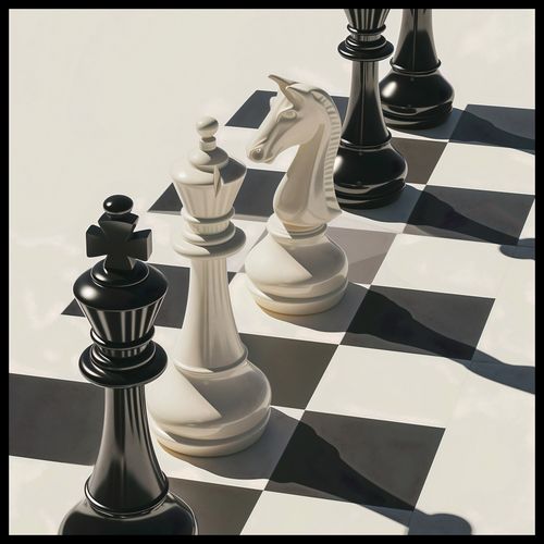 Plakat 60x60cm Szach i Mat na Arena.pl