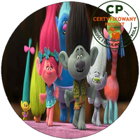 Opłatek na tort Trolls Trolle