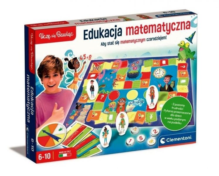 Edukacja matematyczna Gra planszowa Clementoni zdjęcie 1