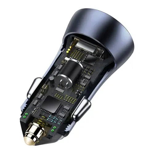 ładowarka samochodowa baseus golden contactor pro, usb + usb-c na Arena.pl