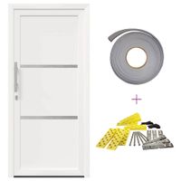 Drzwi Frontowe Biały PVC