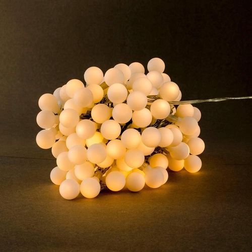 LAMPKI CHOINKOWE KULKI NA BATERIE PILOT 8 TRYBÓW CIEPŁY BIAŁY 120 LED 116 na Arena.pl