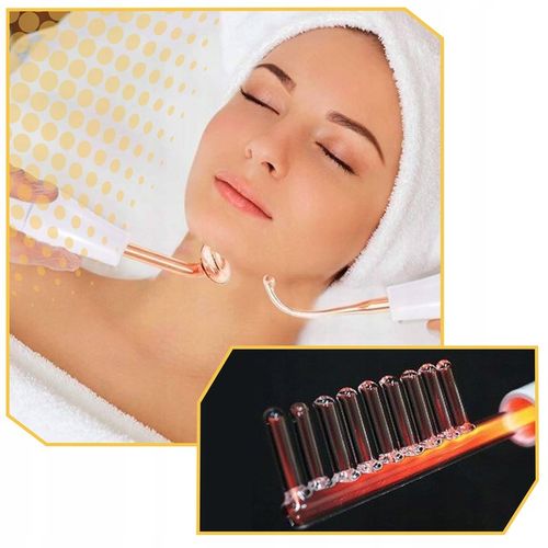 DERMA WAND PRO darsonval 4 elektrody peloty najmocniejszy do skóry na Arena.pl