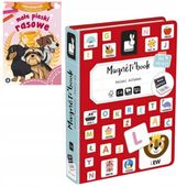 Magnetyczna układanka Polski Alfabet Magnetibook + Malowanka Gratis