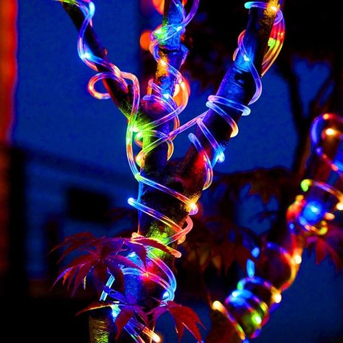 WĄŻ ŚWIETLNY ZEWNĘTRZNY 240 LED LAMPKI CHOINKOWE IP44 10m WIELOKOLOWY na Arena.pl