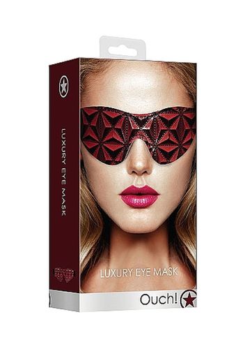 luxury eye mask - burgundy na Arena.pl
