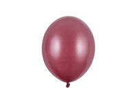 Balony metallic bordowe strong, 23 cm 100 szt.