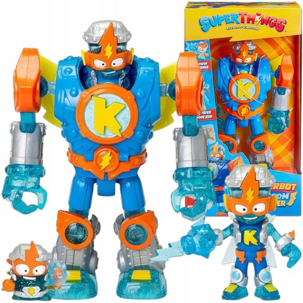 SUPER THINGS ZINGS SUPERBOT KAZOOM POWER ROBOT zdjęcie 1