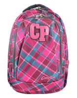 COOLPACK PLECAK MŁODZIEŻOWY 2W1 COMBO CRANBERRY CHECK  2017