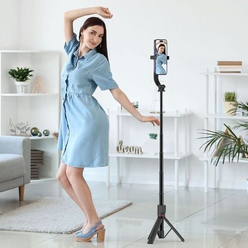 tech-protect l04s magsafe bluetooth selfie stick tripod black na Arena.pl