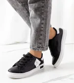 Czarne sneakersy damskie Frame 36