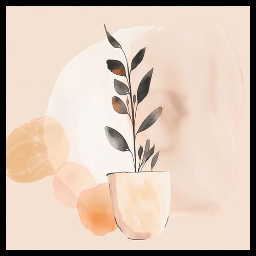 Plakat 60x60cm Doniczkowy Kolor na Arena.pl