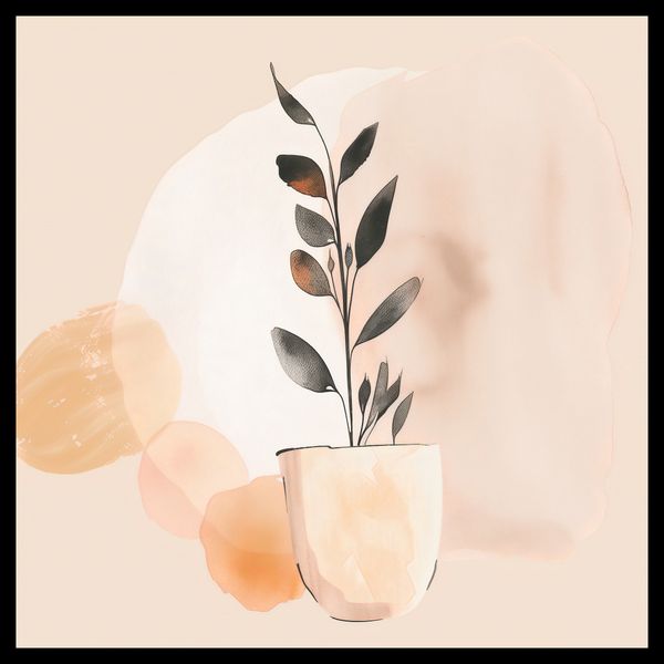 Plakat 60x60cm Doniczkowy Kolor zdjęcie 2