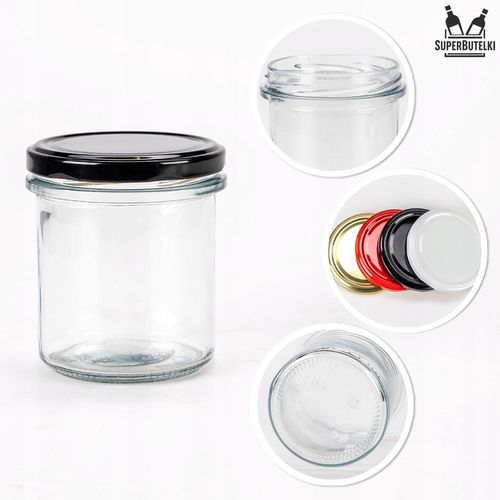 10x SŁOIKI NA PRZETWORY 350 ml MIĘSIWO PASZTET MIÓD DŻEMY SOSY + na Arena.pl