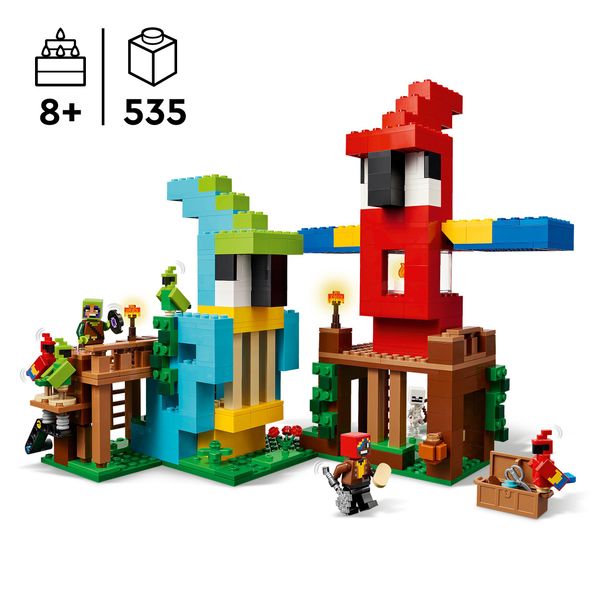 LEGO Minecraft 21282 Papugowe domki zdjęcie 6