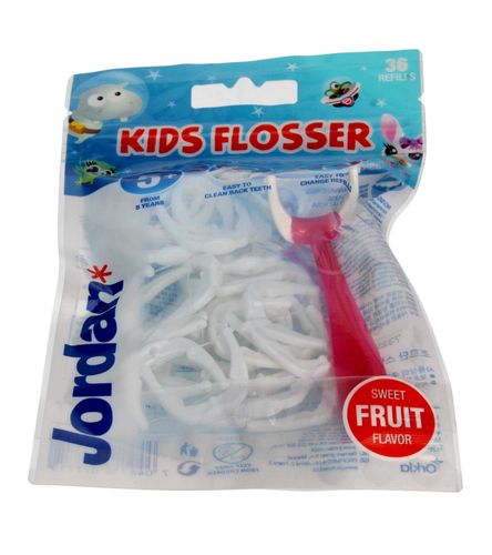 Jordan Kids Flosser Nici dentystyczne dla dzieci 5+  1op.-36szt na Arena.pl