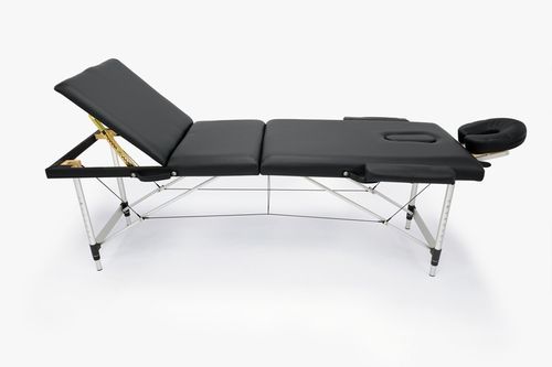 Łóżko Stół Masażu Składany Przenośny Aluminiowy 3 Segmentowy Leżanka na Arena.pl