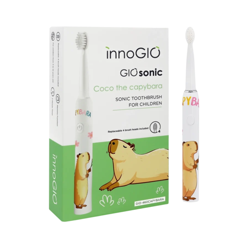 INNOGIO GIO-460CAPYBARA Soniczna szczoteczka + wymienne główki GIO-460BH2 gratis na Arena.pl