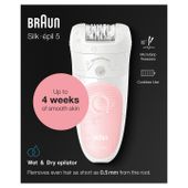 Depilator BRAUN Silk epil 5 SE 5-516 _ wet & dry epilator
