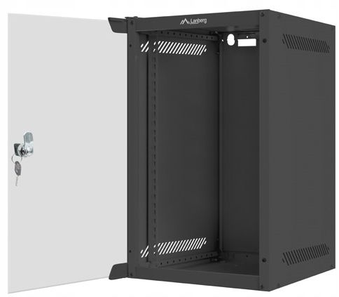 9U Szafa RACK wisząca 10" czarna Lanberg zdjęcie 4