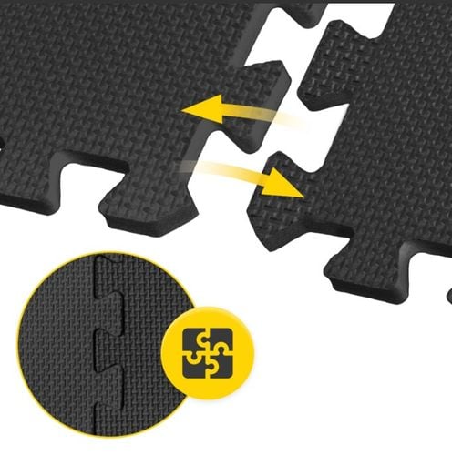 mata puzzle 30x30 cm czarny 24 szt na Arena.pl