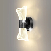 KINKIET LED ŚCIENNY CZARNY 12W LOFT WEWNĘTRZNY NOWOCZESNY DO SYPIALNI