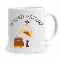 Kubek Prezent Dla Pszczelarza Najlepszy Pszczelarz Z Nadrukiem Ze Zdjęciem