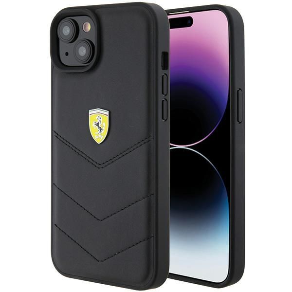 Etui Ferrari do iPhone 15 Plus, iPhone 14 Plus, Czarny zdjęcie 1