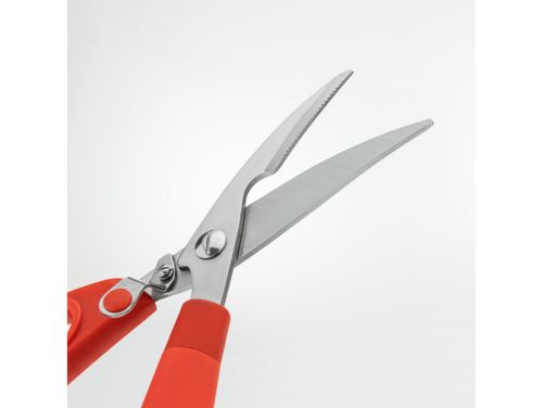 Nożyce nożyczki uniwersalne kuchenne do krojenia dzielenia 24cm czerwony na Arena.pl