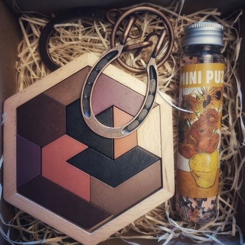 Łamigłówki IQ Mensa retro super prezent dla 14 15 16 nastolatka - LOGIC SET na Arena.pl