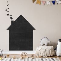 Naklejka Tablicowa Domek z Gwiazdami T01
