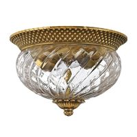 Lampa sufitowa Plantation HK-PLANTATION-FS-BB Hinkley przezroczysta mosiądz