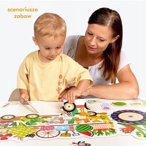 CzuCzu Moto Puzzle Traktor Układanka Duże 24 elementy 2+ 93211 na Arena.pl