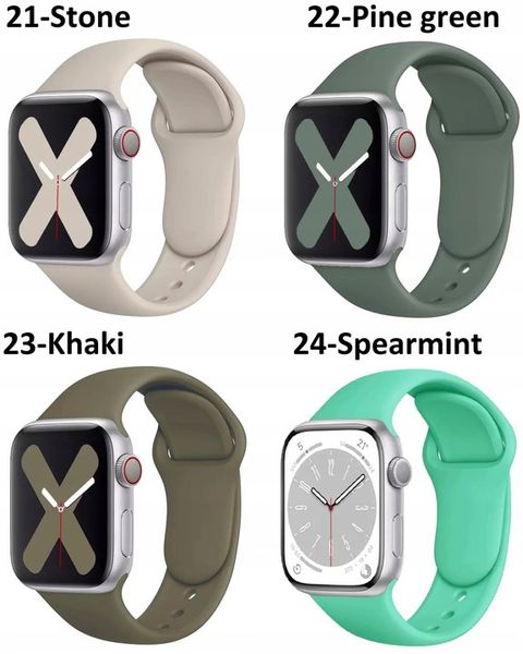 PASEK DO APPLE WATCH 2 3 4 5 6 7 8 9 SE ULTRA 2 38/40/41/42/44/45/49m Sport zdjęcie 16