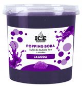 Kulki do Bubble Tea JAGODA 3 kg | Popping boba kawior o smaku jagodowym